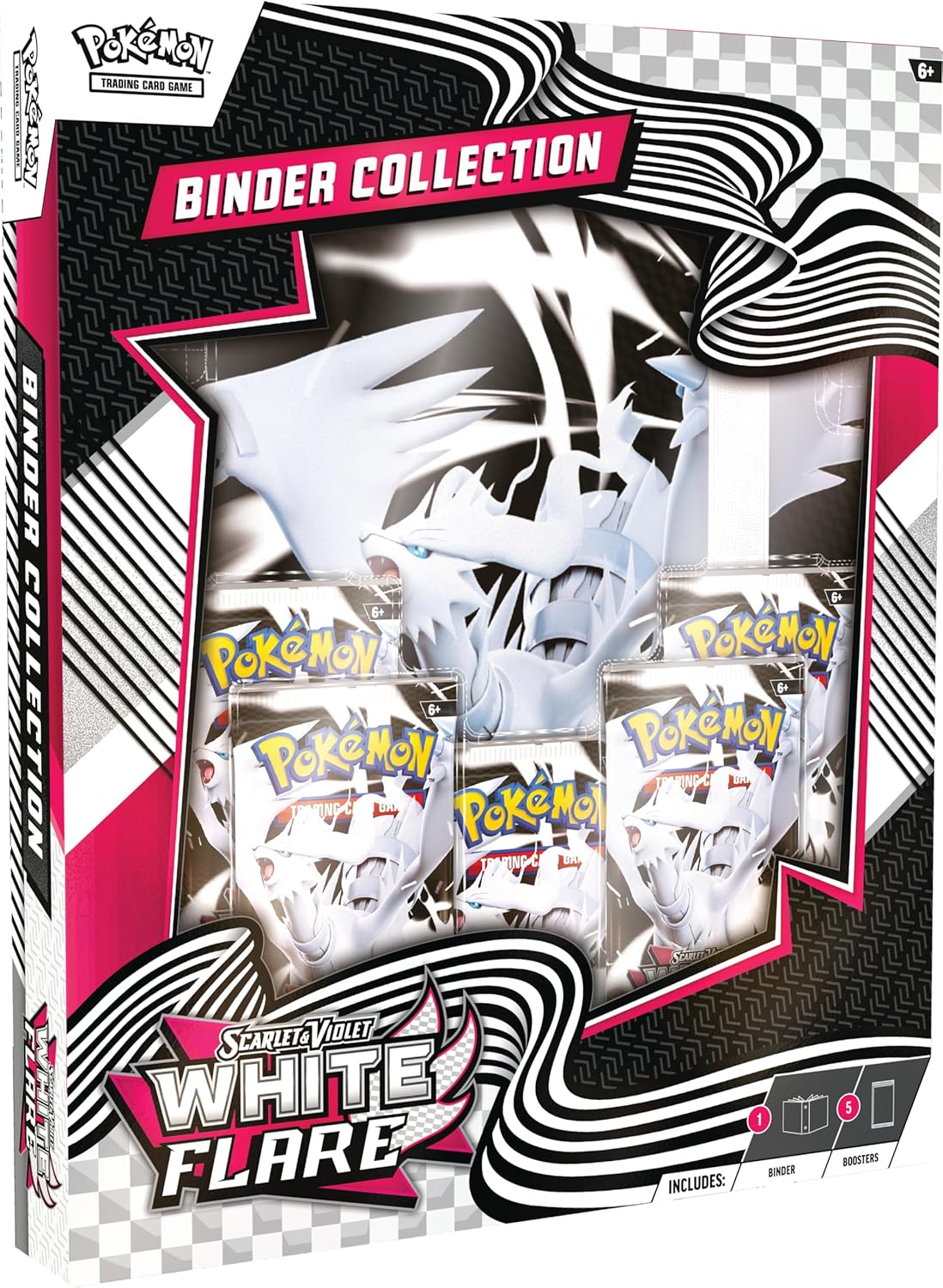 Pokémon TCG: Scarlet & Violet – White Flare Binder Collection Start Your Unova Collection in Style