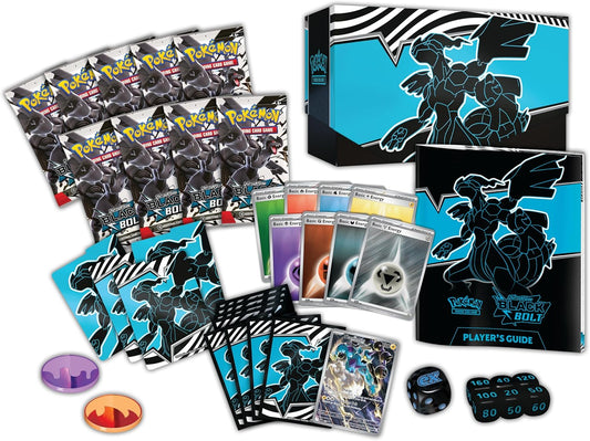 Pokémon TCG: Scarlet & Violet – Black Bolt Elite Trainer Box Premium Training Kit for Unova Region Fans & Competitors