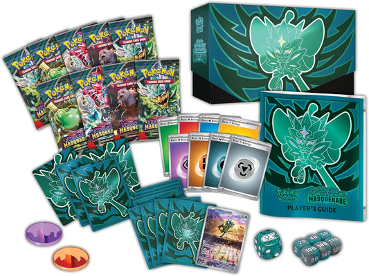 Pokémon TCG: Scarlet & Violet – Twilight Masquerade Elite Trainer Box Uncover the Mystery of Ogerpon in Kitakami