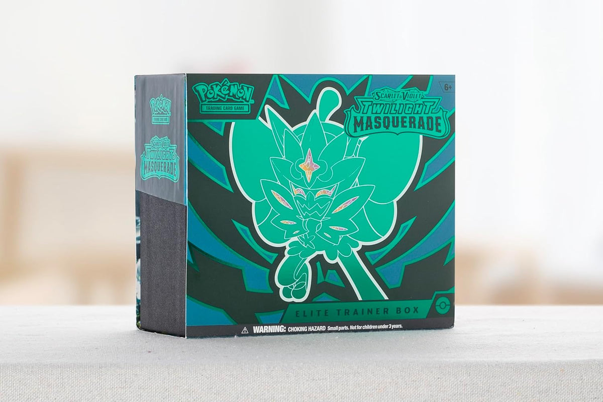 Pokémon TCG: Scarlet & Violet – Twilight Masquerade Elite Trainer Box Uncover the Mystery of Ogerpon in Kitakami