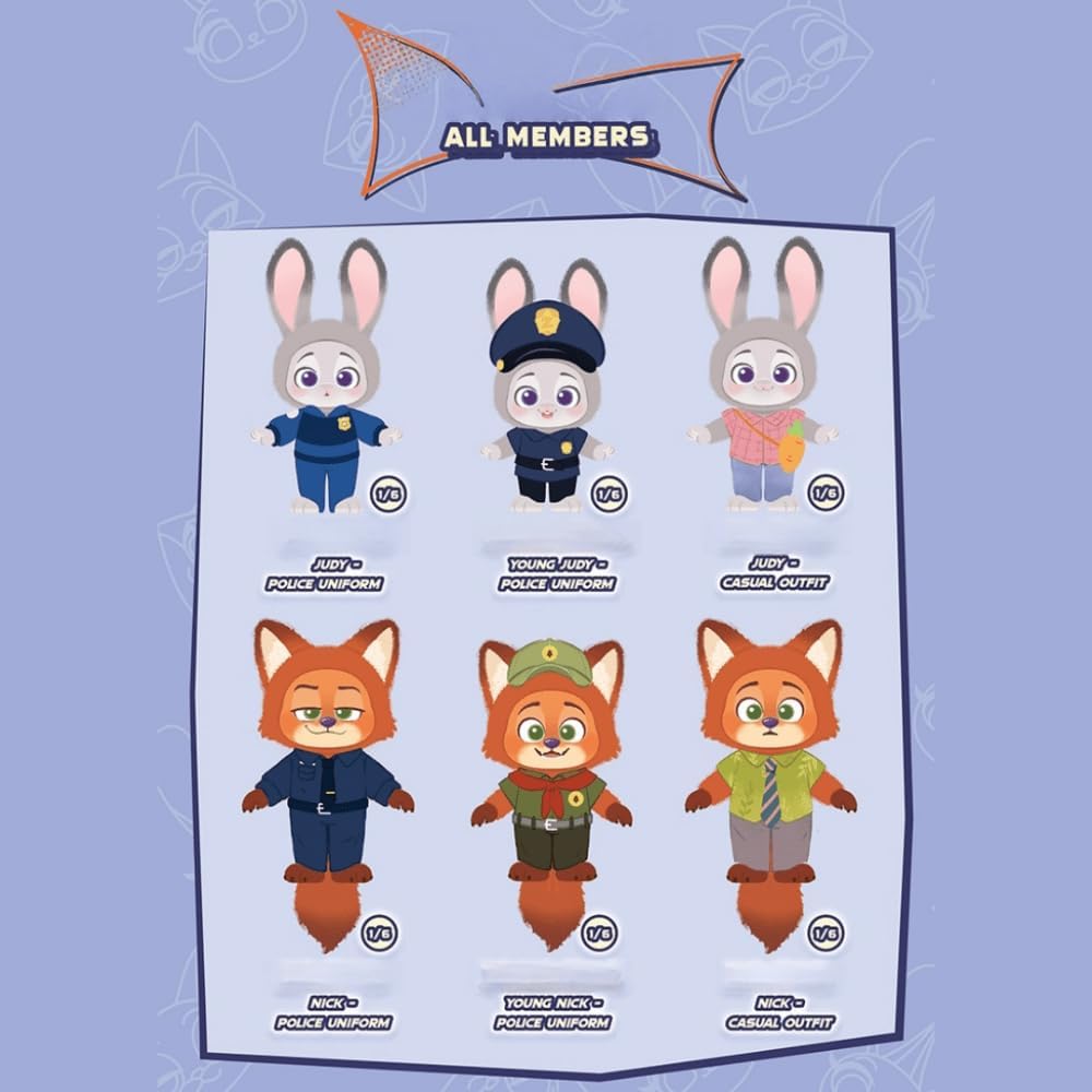 Disney Zootopia Nick & Judy Mystery Box