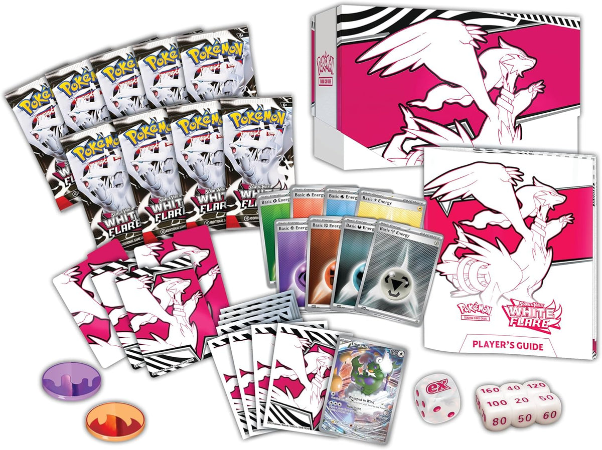Pokémon TCG: Scarlet & Violet – White Flare Elite Trainer Box Unleash the Power of Unova’s Legendary Pokémon
