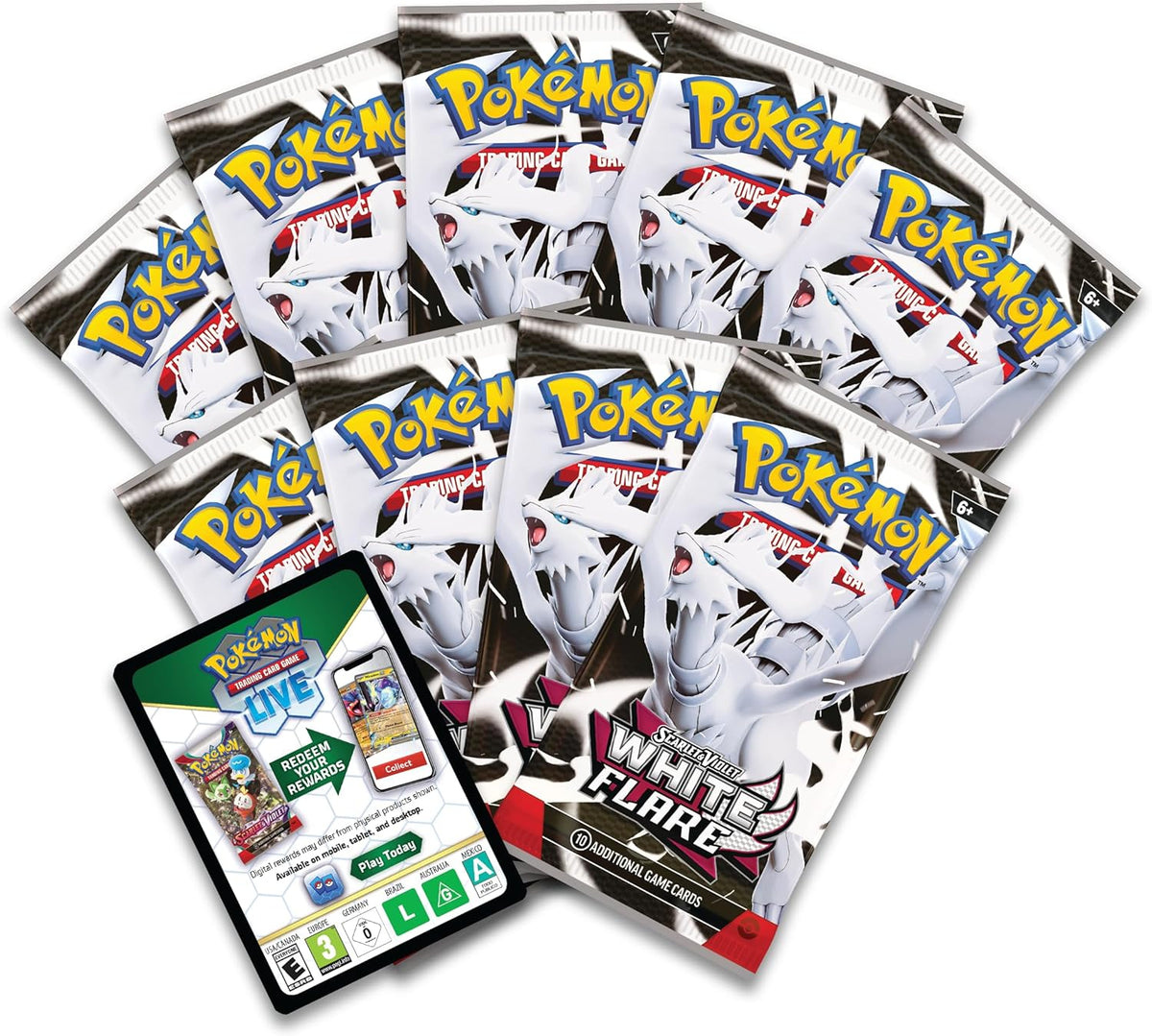 Pokémon TCG: Scarlet & Violet – White Flare Elite Trainer Box Unleash the Power of Unova’s Legendary Pokémon